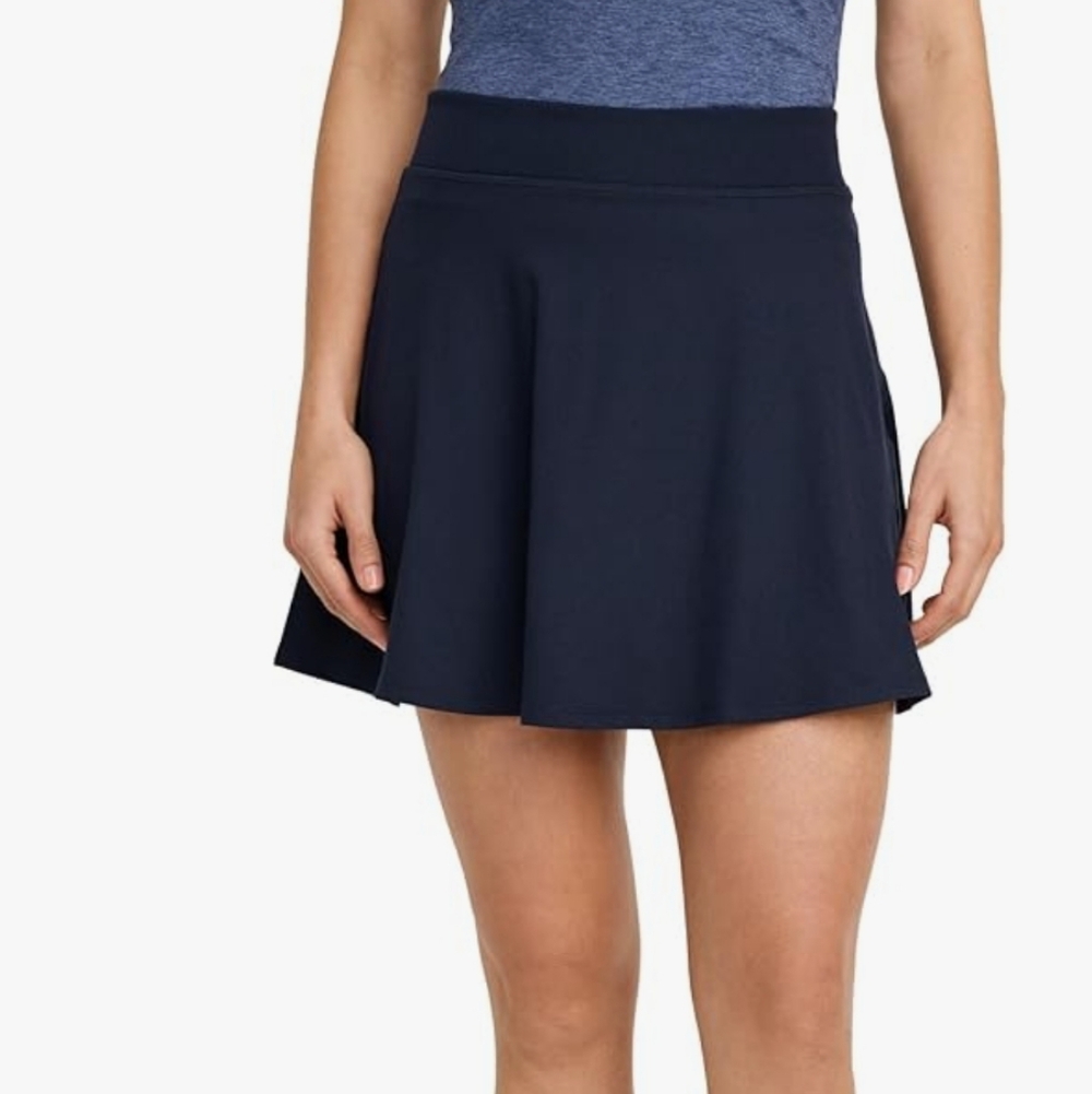 Jockey Everactive Medium Blue Skirt with Built-in Skort Short Skirt MSRP $48